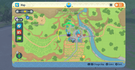 Pokemon Scarlet and Violet - Perrin Map