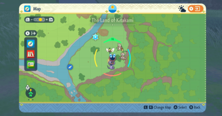 Pokemon Scarlet and Violet - Syrupy Apples Map