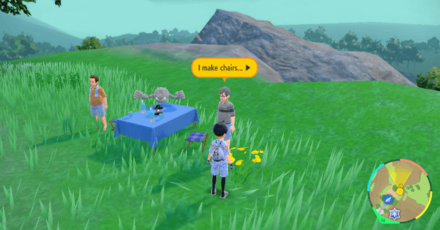 Pokemon Scarlet and Violet - Chair Maker World View.