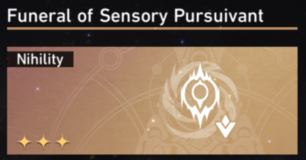 Honkai Star Rail - Path of Nihility - Funeral of Sensory Pursuivant