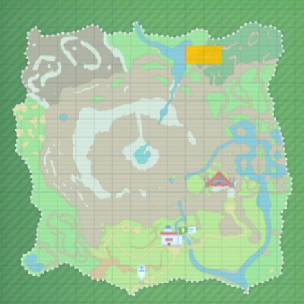 Basculin (White Striped Form) Teal Mask Location Map