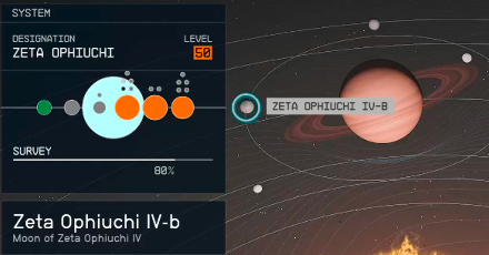 Starfield - Zeta Ophiuchi IV-b Planet Location