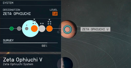 Starfield - Zeta Ophiuchi V Planet Location