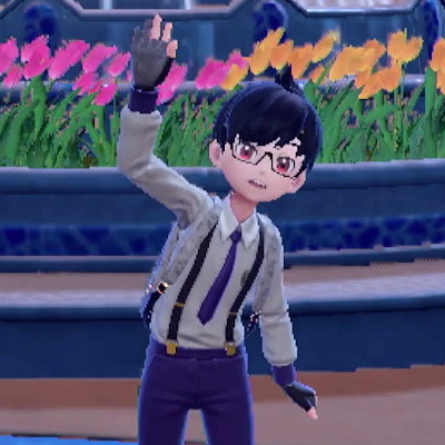 Pokemon SV - Over Here Pose Emote