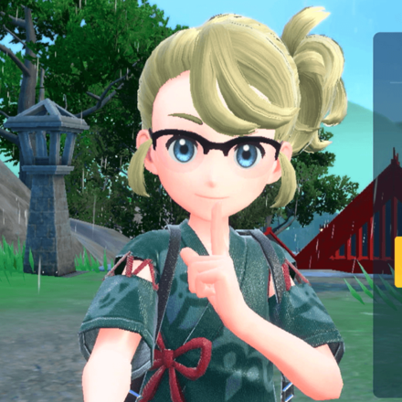 Pokemon SV The Teal Mask DLC - Shhh Emote