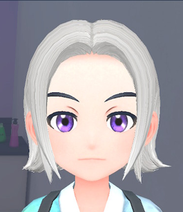 Pokemon SV - Center-parted bob