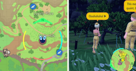 Pokemon SV The Teal Mask DLC - ONares Location 4 Map View