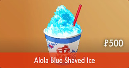 Alola Blue Shaved Ice - Pokemon Scarlet and Violet (SV)