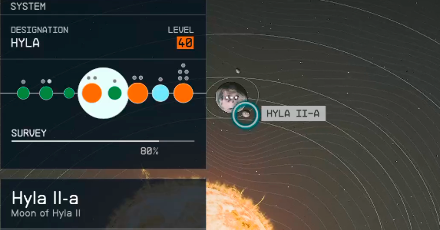 Starfield - Hyla II-a Planet Location
