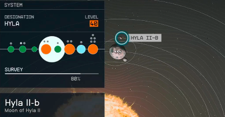 Starfield - Hyla II-b Planet Location