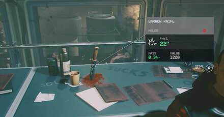 Starfield - Barrow Knife in Broken Spear Bar