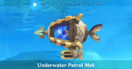 Genshin - Studies in Light and Shadow - Underwater Patrol Mek