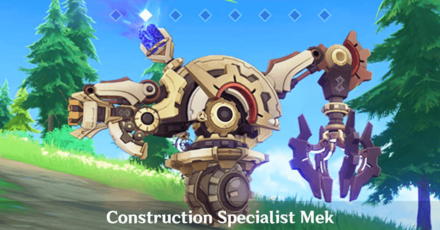 Genshin - Studies in Light and Shadow - Construction Specialist Mek