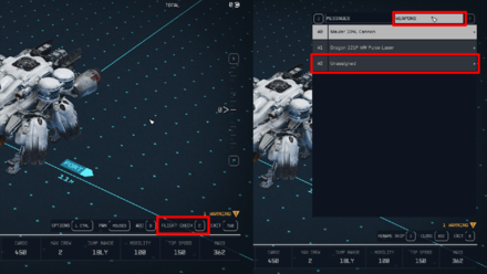 Starfield - Open Flight Check Menu