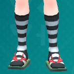 Pokemon Scarlet and Violet SV - Striped High Socks