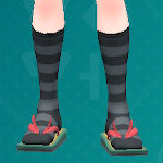 Pokemon Scarlet and Violet SV - Striped High Socks