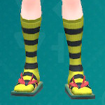 Pokemon Scarlet and Violet SV - Striped High Socks