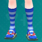 Pokemon Scarlet and Violet SV - Striped High Socks