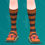 Pokemon Scarlet and Violet SV - Striped High Socks