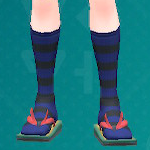 Pokemon Scarlet and Violet SV - Striped High Socks