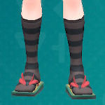 Pokemon Scarlet and Violet SV - Striped High Socks