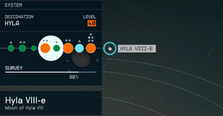Starfield - Hyla VIII-e Planet Location