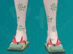 Pokemon Scarlet and Violet SV - Flower-Print Tights