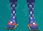 Pokemon Scarlet and Violet SV - Poke Dot High Socks