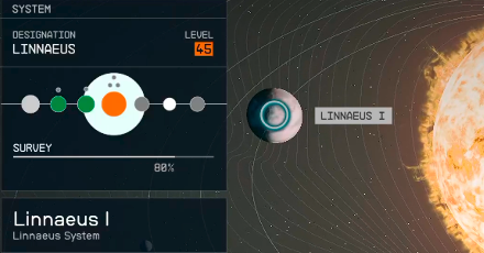 Starfield - Linnaeus I Planet Location