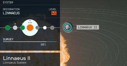 Starfield - Linnaeus II Planet Location