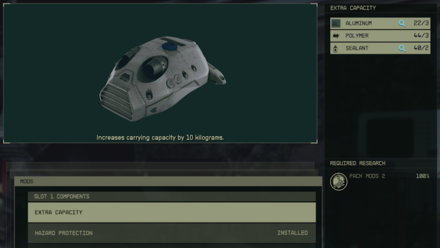 Starfield - Extra Capacity Pack Mod