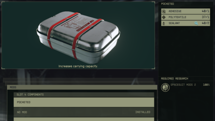 Starfield - Pocketed Spacesuit Mod