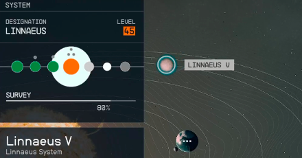 Starfield - Linnaeus V Planet Location