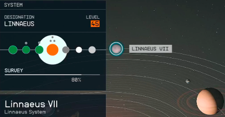 Starfield - Linnaeus VII Planet Location