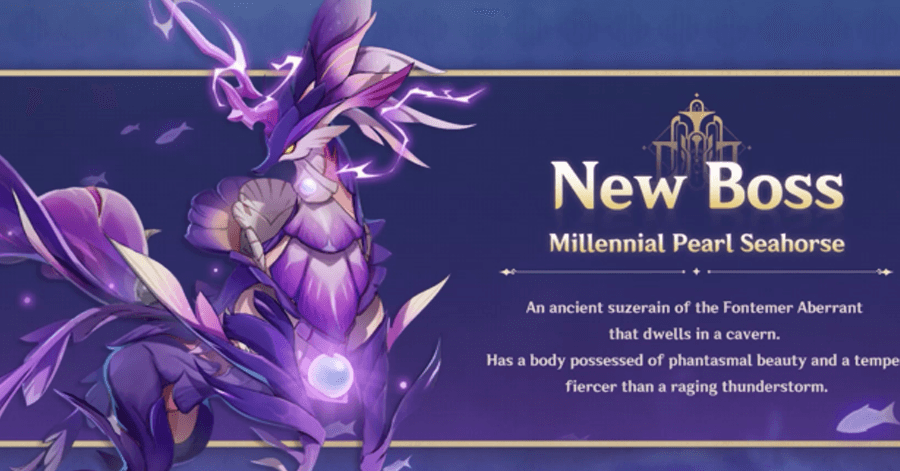 Genshin - Millennial Pearl Seahorse