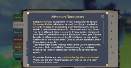 Genshin - Adventure Encounters
