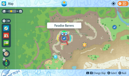 Pokemon SV Teal Mask - Paradise Barrens Fast Travel
