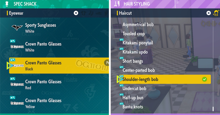Pokemon SV - DLC Clothes and Hairstyles in Shop