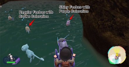 Pokemon SV - Shiny Feebas Differences