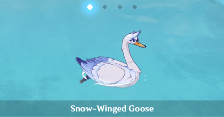 Genshin - Studies in Light and Shadow Snow-Winged Goose