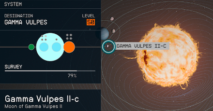 Starfield - Gamma Vulpes II-c Planet Location