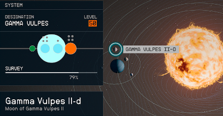 Starfield - Gamma Vulpes II-d Planet Location