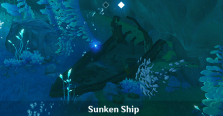 Genshin Impact - Studies in Light and Shadow Day 5 Sunken Ship
