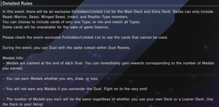 Master Duel - Monster Type Festival - King of the Island Event Details