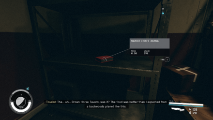 Starfield - Pick Up Maurice Lyon