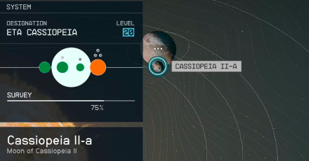 Starfield - Cassiopeia II-a Planet Location