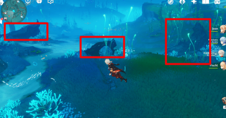 Genshin - Sunken Ships on Salacia Plain