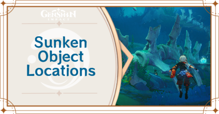 Genshin Impact - Sunken Object Locations Guide