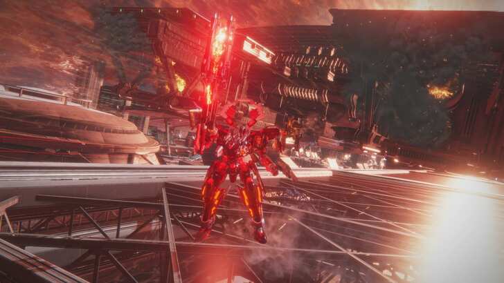 Right-hand weapon glowing