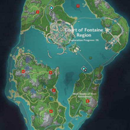 Genshin - Scenic Attraction Antoine Roger Aircraft Map